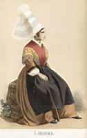 1850, costume feminin de Basse-Normandie, Lisieux.jpg